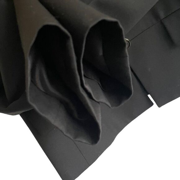 (SOLD) BROOKS BROTHERS 346 Wool Collarless Double Button Front Blazer Black 14 - Picture 5 of 7